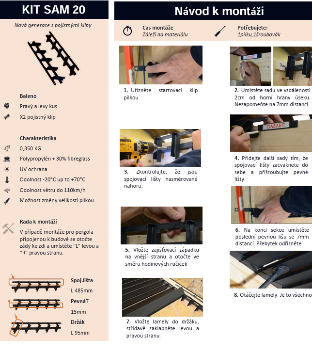 Montážní manuál systému SAMKIT 20