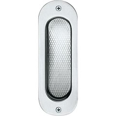 Mušle pro posuvné dveře MARCHESI, oválná, 40 x 120 mm, nerez mat