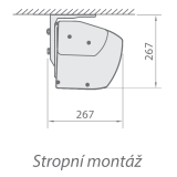 Stropní montáž (2 držáky) Corsica