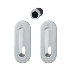 Mušle na posuvné dveře HOPPE - set M472, zakryté šrouby