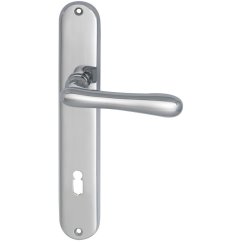 Dveřní kování ELEGANT 22, interiérové, klika-klika, chrom, dlouhý štítek