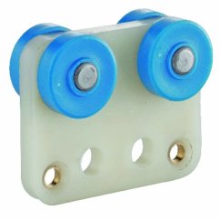 Závěsný pojezdový vozík pro plachty, opony HELM 100, dvoupárový