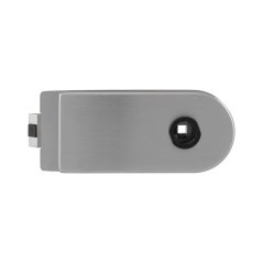 Zámek do dveří SOLIDO Studio Round 300, sklo 8 mm, nerez. ocel