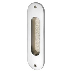 Mušle na posuvné dvere ovál  38 x 152 mm, bez otvoru