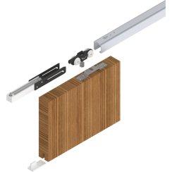 HELM 53 sada kování na strop dřevo 50 kg kolejnice 1700 mm 1 tlumení stříbrná