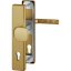 Bezpečnostné kovanie na vchodové dvere LONDON, kľučka-guľa - Hrúbka dverného krídla: 37 - 42 mm, Povrchová úprava: Bronz, Zakrytie vložky: So zakrytím
