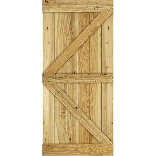Dřevěné posuvné dveře na stěnu MODERN RUSTIC K