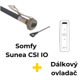 Motor Somfy YELLOW CSI IO + dálkový ovládač + nouzové ruční ovládání