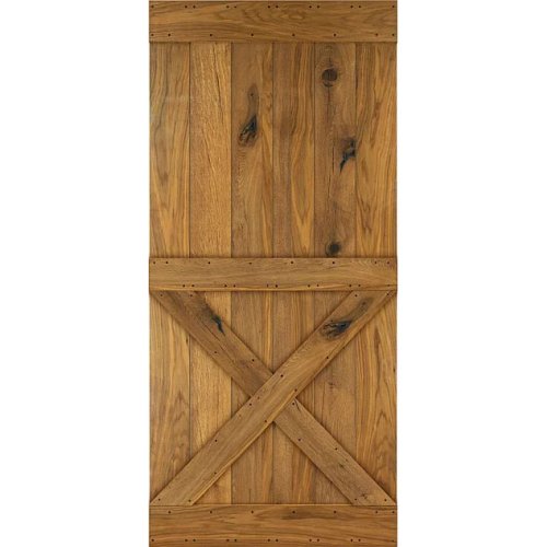 Dřevěné posuvné dveře na stěnu MODERN RUSTIC X