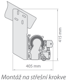 Montáž na strešné krokvy (2 držiaky)