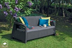 CORFU LOVE SEAT MAX - grafit