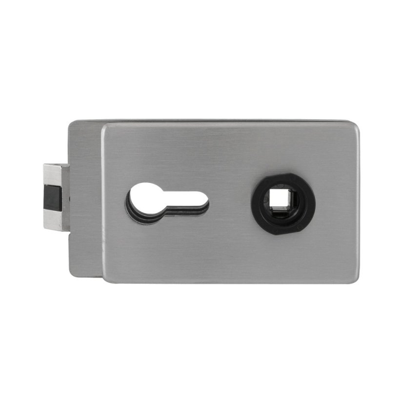 Zámek do skleněných dveří SOLIDO Compact, nerez