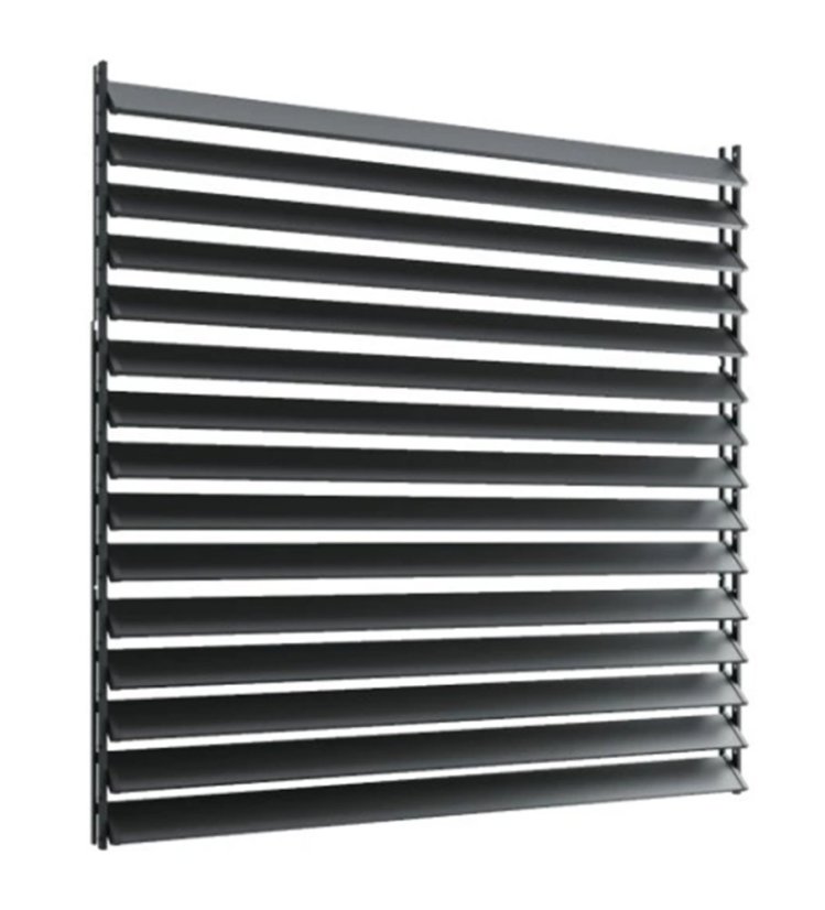SAMKIT SET pro venkovní žaluzie z hliníku RAL 7016 (antracitová): V:2000, Š:2500mm