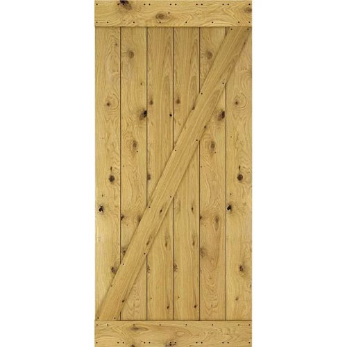 Dřevěné posuvné dveře na stěnu MODERN RUSTIC Z