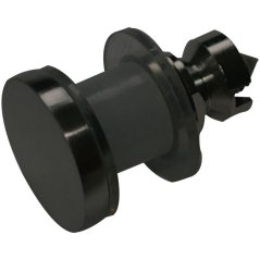 Upevňovací díl pro madlo M8, jednostranný, černý