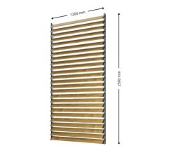 SAMKIT SET antracit - 1200*2500mm (25ks modřínových desek a 5x samkit)