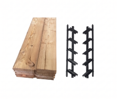 SAMKIT SET - modřínové desky + samkit