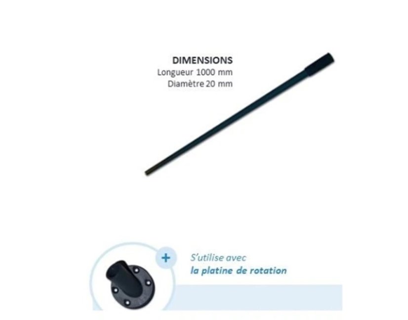 Otočná tyč SAMKIT - 1m