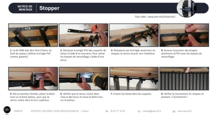 Zámek systému SAMKIT - bílá