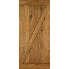 Dřevěné posuvné dveře na stěnu MODERN RUSTIC Z