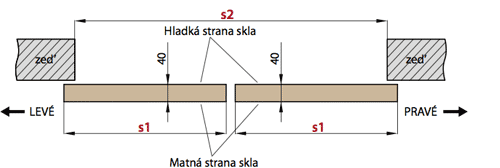 Posuvné dveře na stěnu Kamélie 1