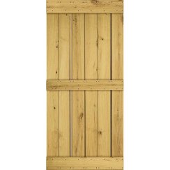Drevené posuvné dvere na stenu MODERN RUSTIC E