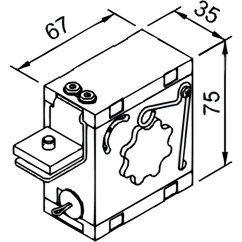 Dveřní zavírač SmartClose SOLIDO 80 uzamykací dveře do 80 kg