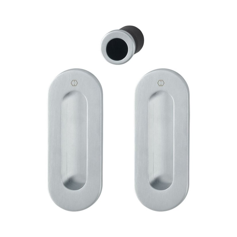 Mušle na posuvné dveře HOPPE - set M472, zakryté šrouby, bez otvoru