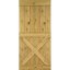 Dřevěné posuvné dveře na stěnu MODERN RUSTIC X