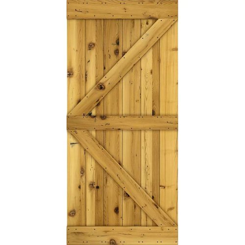 Dřevěné posuvné dveře na stěnu MODERN RUSTIC K