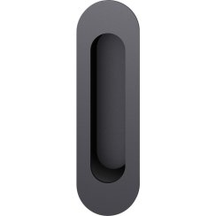 Mušle pro posuvné dveře FSB 4250 oválná otevřená, hliník černý matný