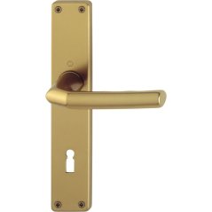 Dveřní kování BIRMINGHAM, interiérové, klika-klika, dl. štítek, OB 72