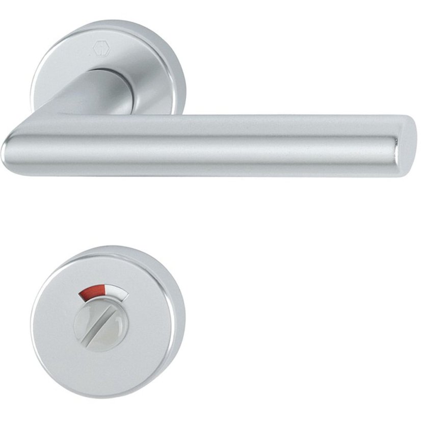 Rozetové dveřní kováni AMSTERDAM, stř. elox