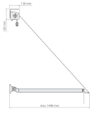 Montáž na stenu/strop Italia Box (univerzálny držiak)
