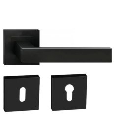 Dveřní kování CUBE - LINE, černý mat