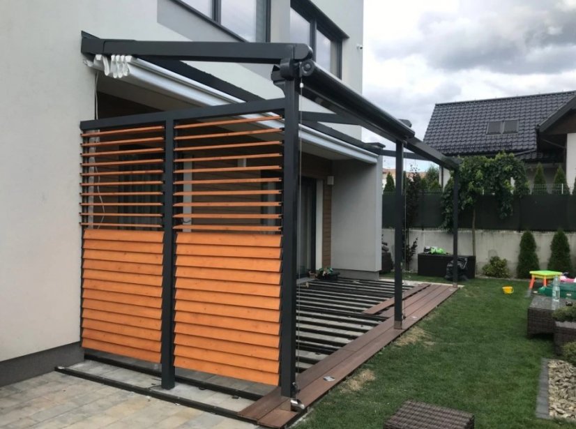 SAMKIT - systém pro nastavení žaluzií - černá (délka: 48cm)