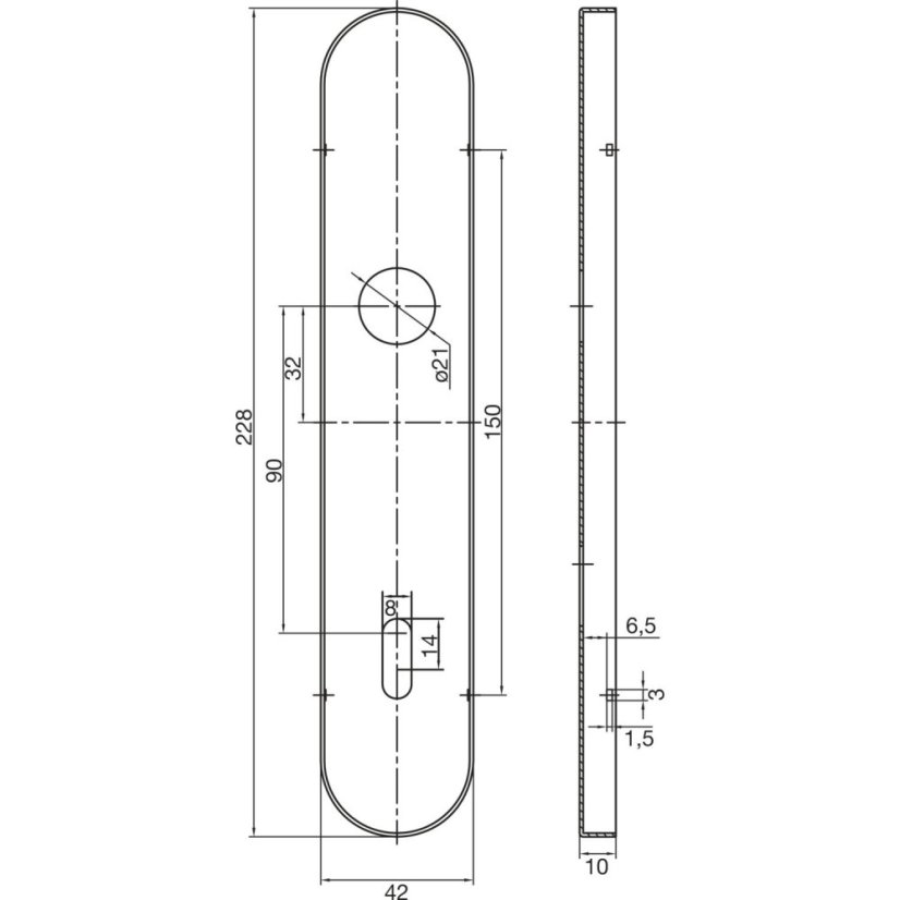 Štítové dveřní kování GEHRUNG