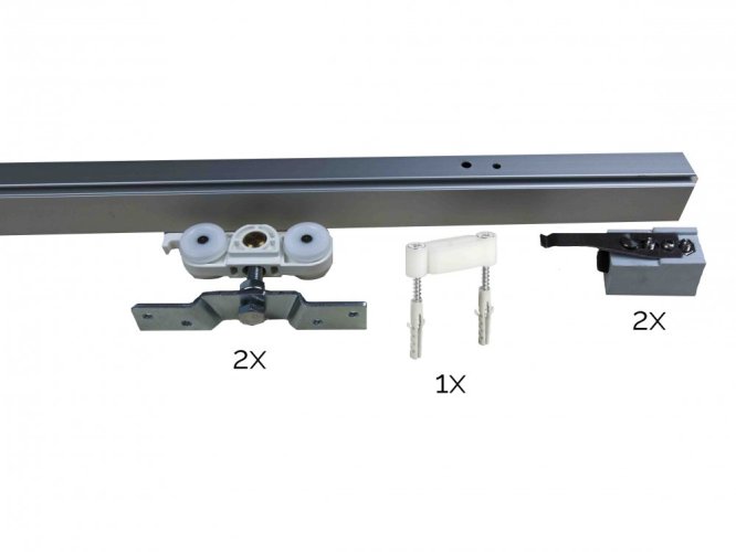 Sada kování pro posuvné dveře SOLIDO 80, 1400 mm do 80 kg