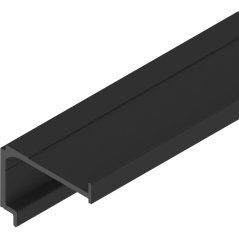 Montážní profil pro kombinaci s krycím profilem Solido 80/HELM černá matná