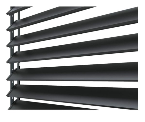 SAMKIT SET pro venkovní žaluzie z hliníku RAL 7016 (antracitová): V:2000, Š:1500mm