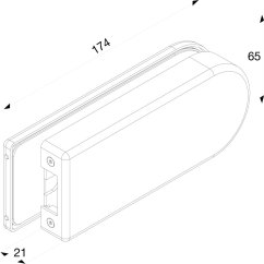 Protibox SOLIDO Studio Round 300, sklo 8 mm, nerez. ocel