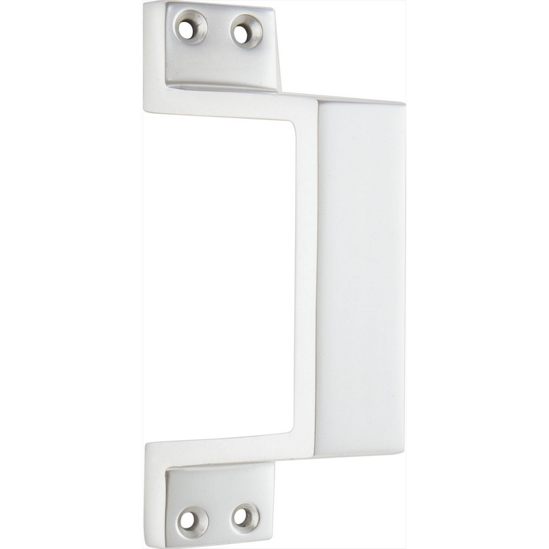 Dveřní madlo na posuvné dveře KWS, zkosené, 140 mm, hliník neusilber elox