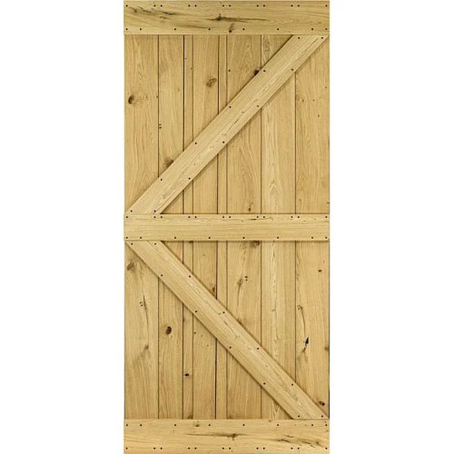 Dřevěné posuvné dveře na stěnu MODERN RUSTIC K