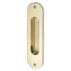 Mušle na posuvné dvere ovál  38 x 152 mm, bez otvoru