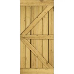 Drevené posuvné dvere na stenu MODERN RUSTIC K