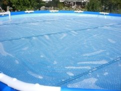 Solární plachta Intex průměr 4,5 m modrá