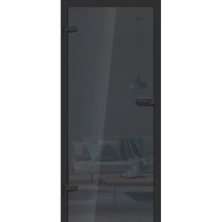 Celosklenené dvere GRAF 26 (DARK GREY)