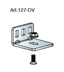 K-TERNO Classic sada kování pro posuvné dveře 40kg,2x brzda,1500mm,4x příchyt