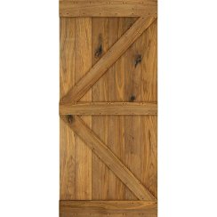Drevené posuvné dvere na stenu MODERN RUSTIC K