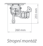 Stropná montáž Malta (univerzálne)